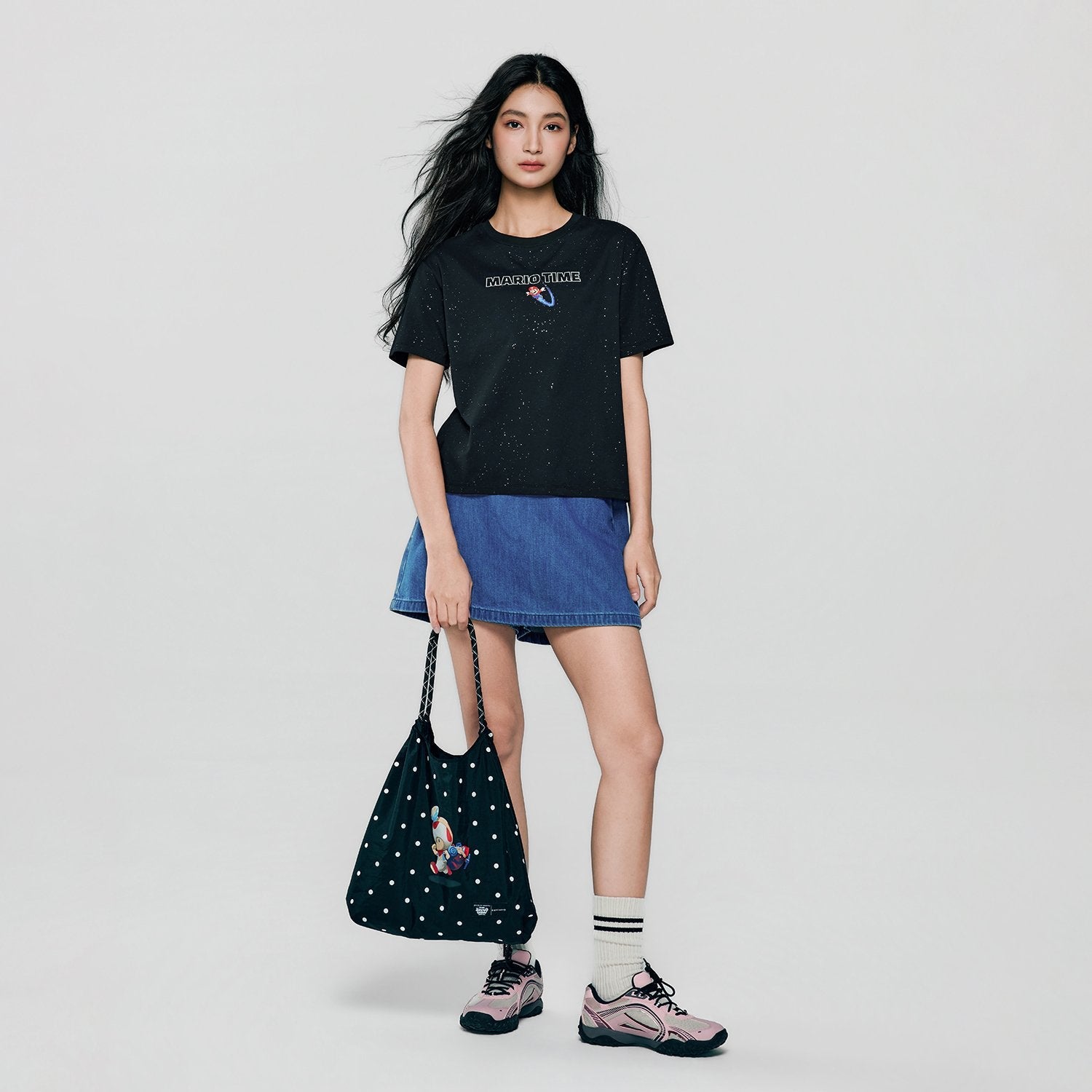 Women's Super Mario Relaxed PrintTee