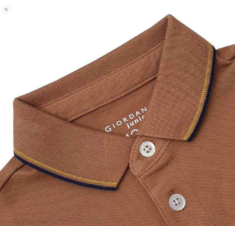 Kids' Lion Polo: 3D Embroidery, Comfort Piqué, Classic Style