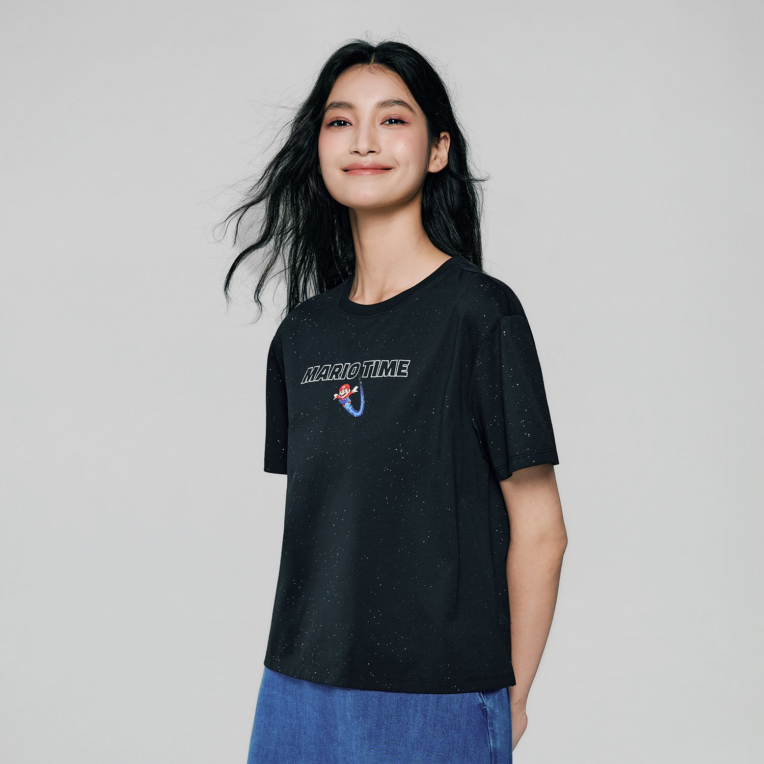 Women's Super Mario Relaxed PrintTee