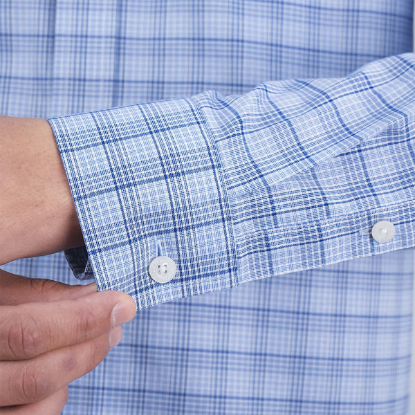 Men's Wrinkle-Free Long Sleeve Cotton Oxford Shirt