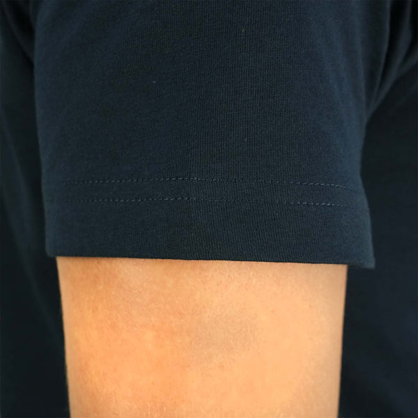 Men's World Without Strangers Print Tee - Slim Fit, Crew Neck, Cotton