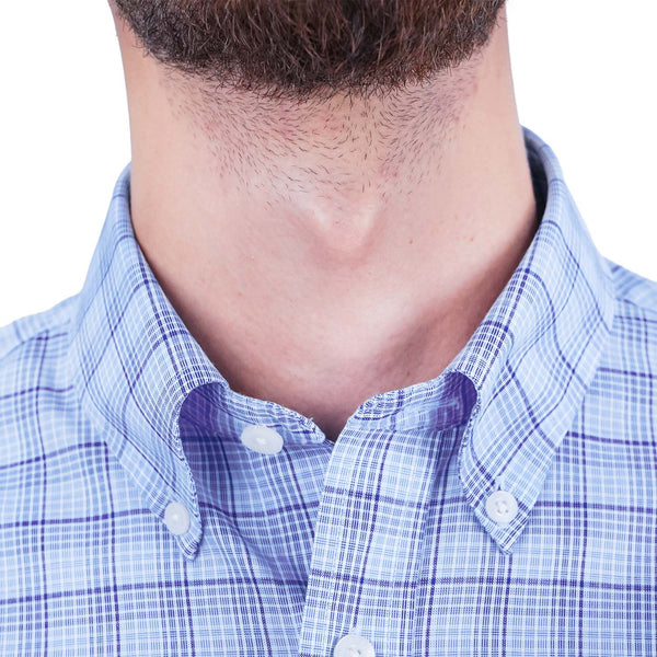 Men's Wrinkle-Free Long Sleeve Cotton Oxford Shirt