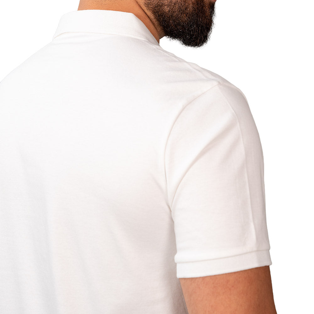 Men's Slim Fit Interlock Polo With Embroidery - Liquid Touch