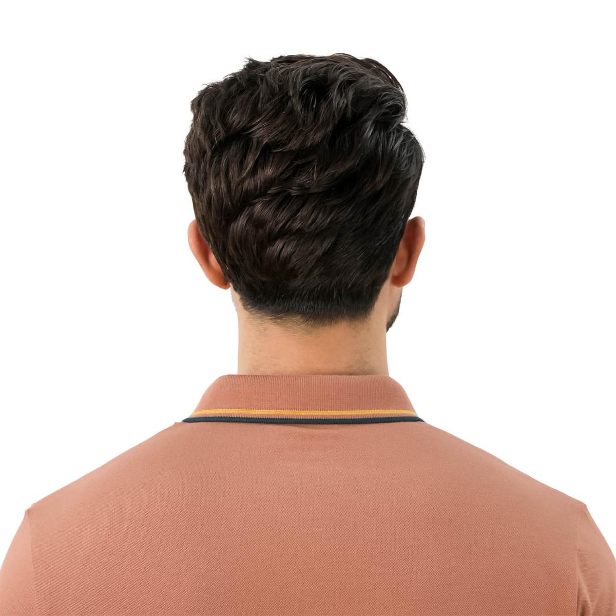 Men's 3D Lion Polo: Slim Fit, Bold Embroidery, Premium Pique