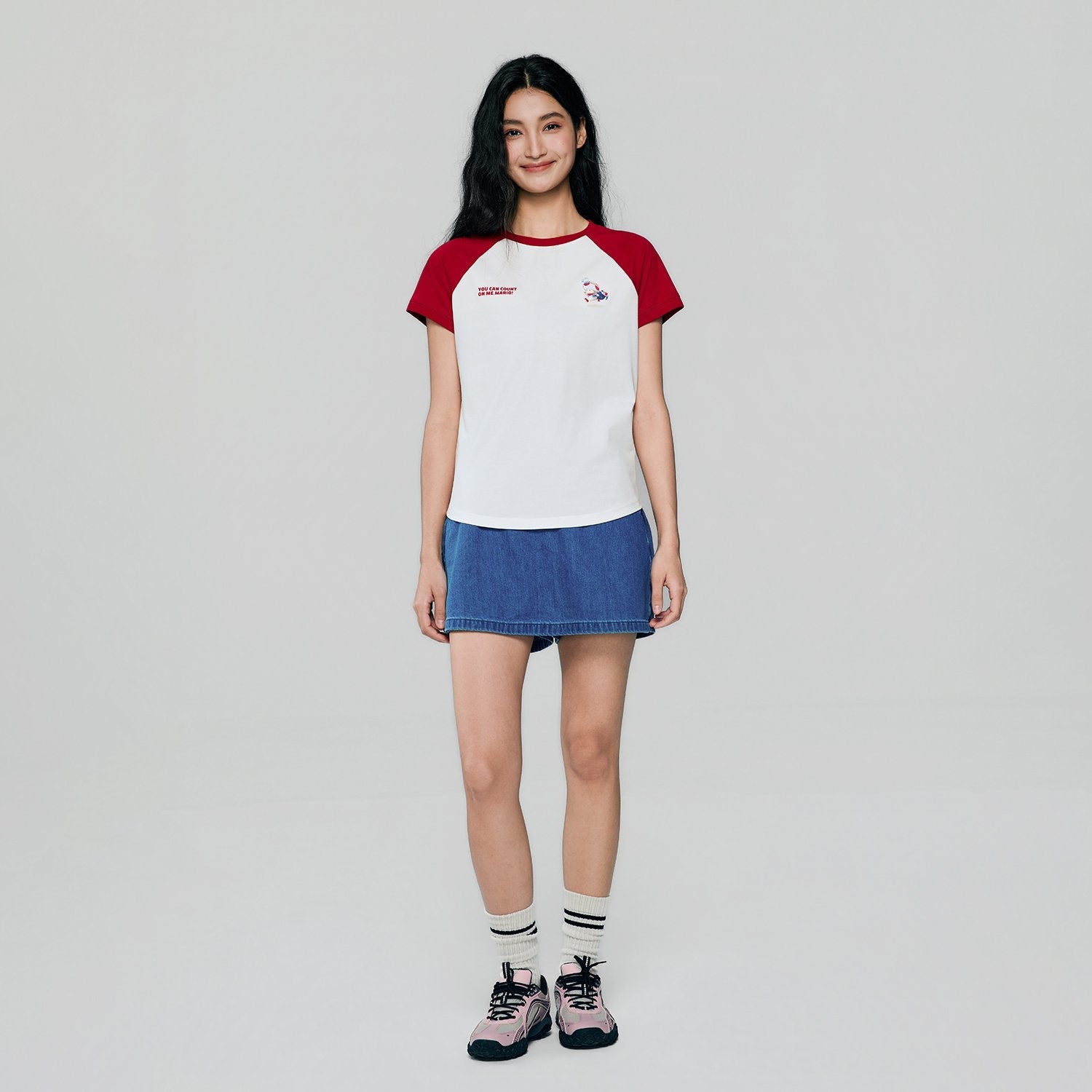Women's Super Mario Comfort Fit Print Tee