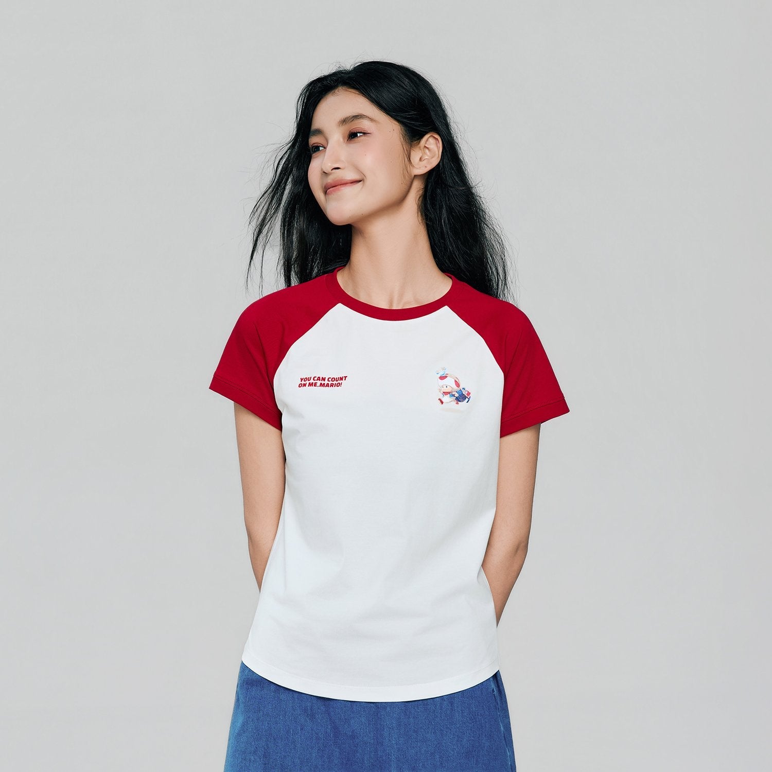 Women's Super Mario Comfort Fit Print Tee