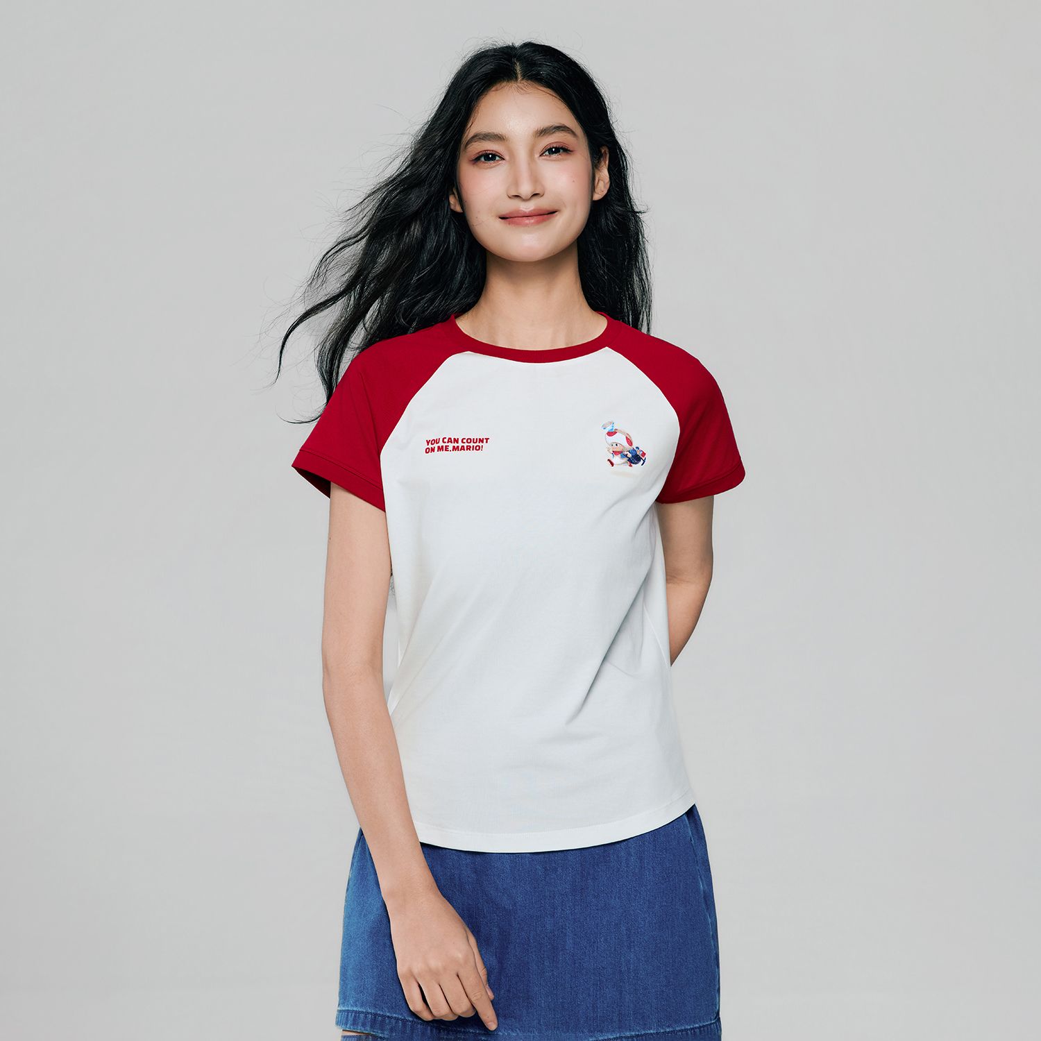 Women's Super Mario Comfort Fit Print Tee