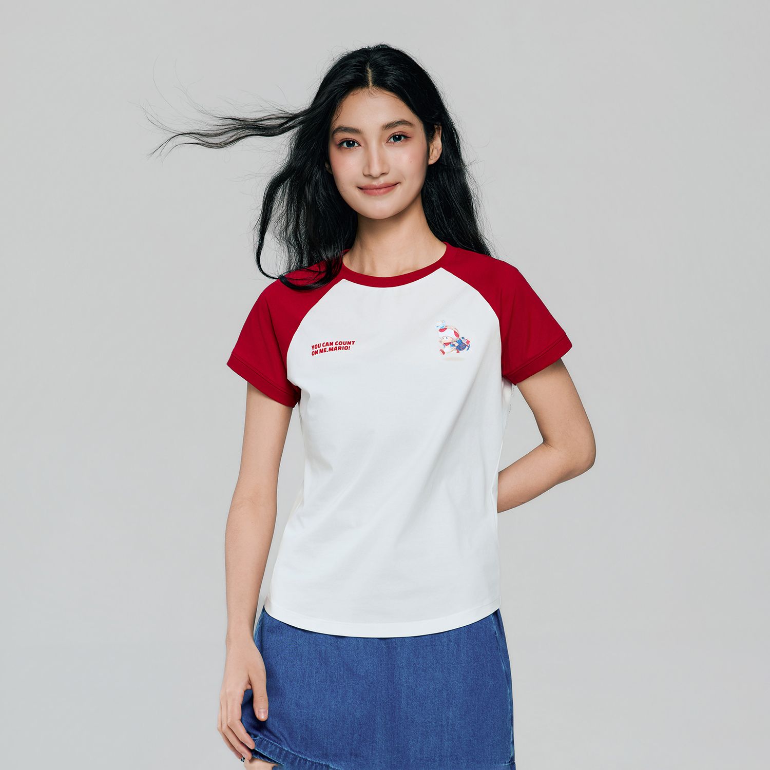 Women's Super Mario Comfort Fit Print Tee