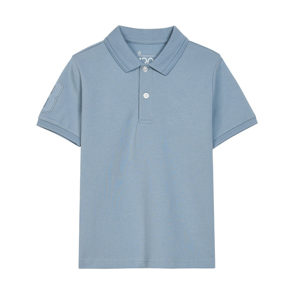 Junior's Lion Embroidery Polo