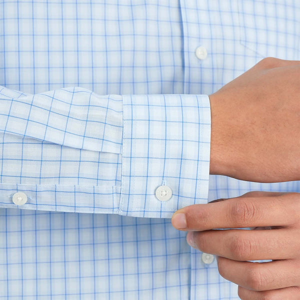 Men's Wrinkle-Free Long Sleeve Cotton Oxford Shirt