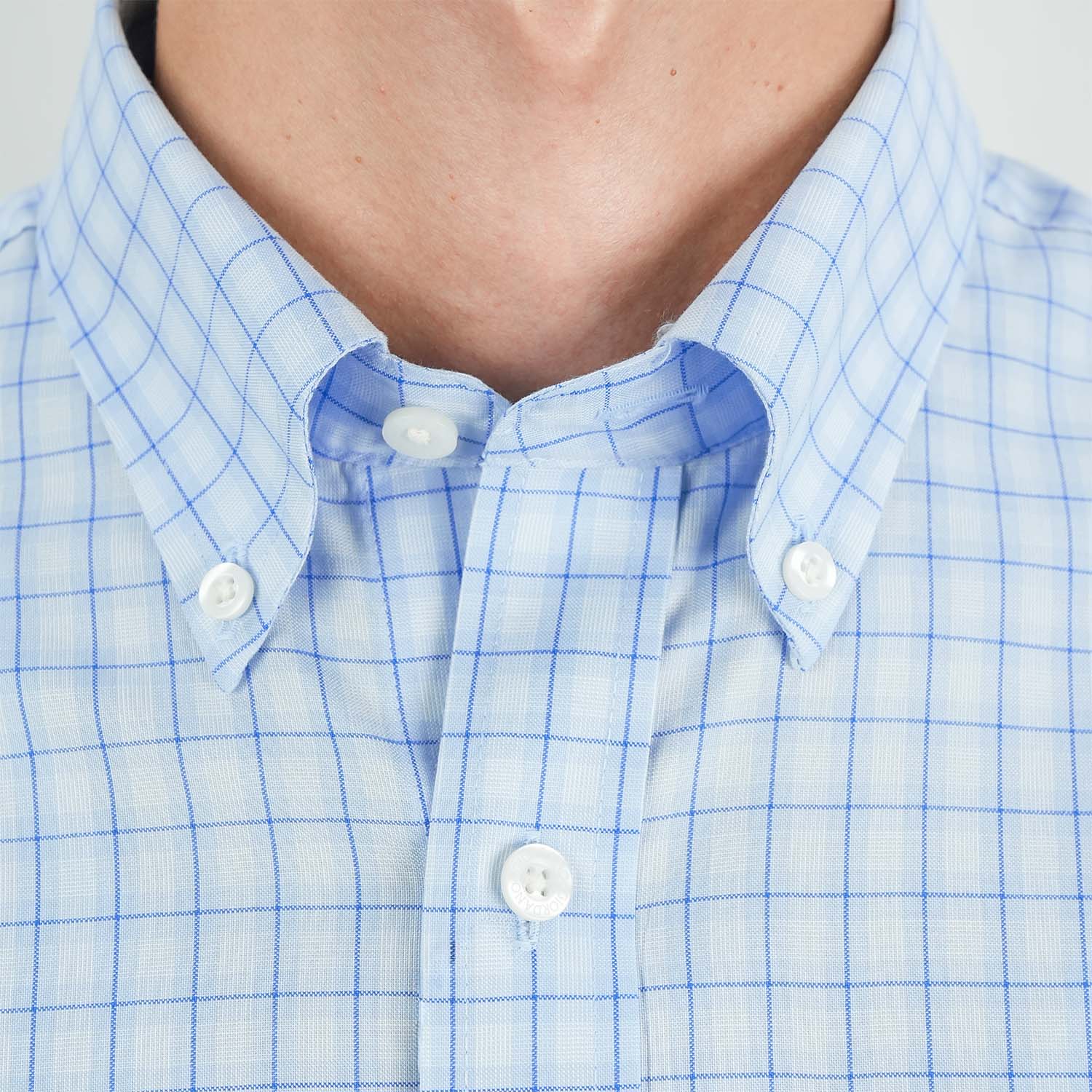 Men's Wrinkle-Free Long Sleeve Cotton Oxford Shirt