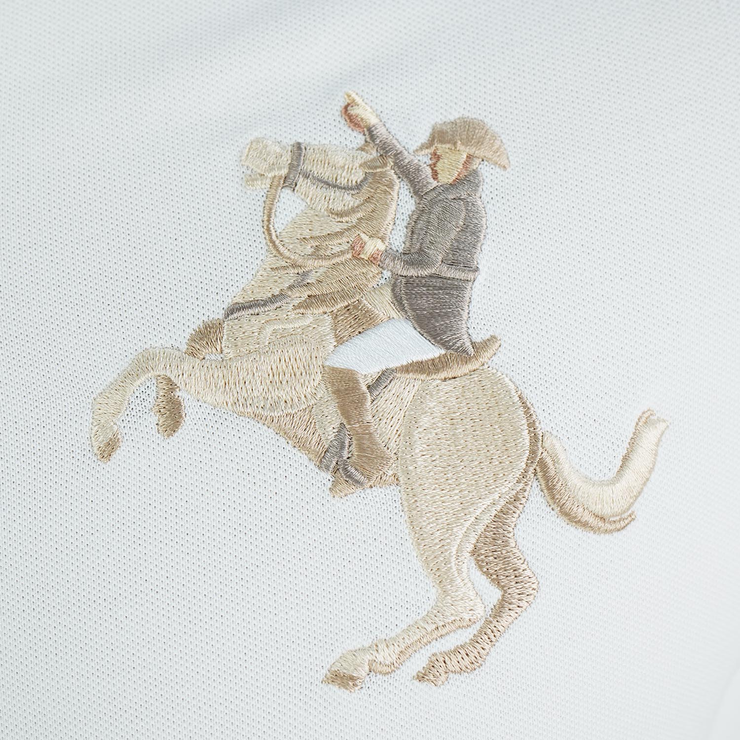 Men's Slim Fit Cotton Short Sleeve Napoleon Polo