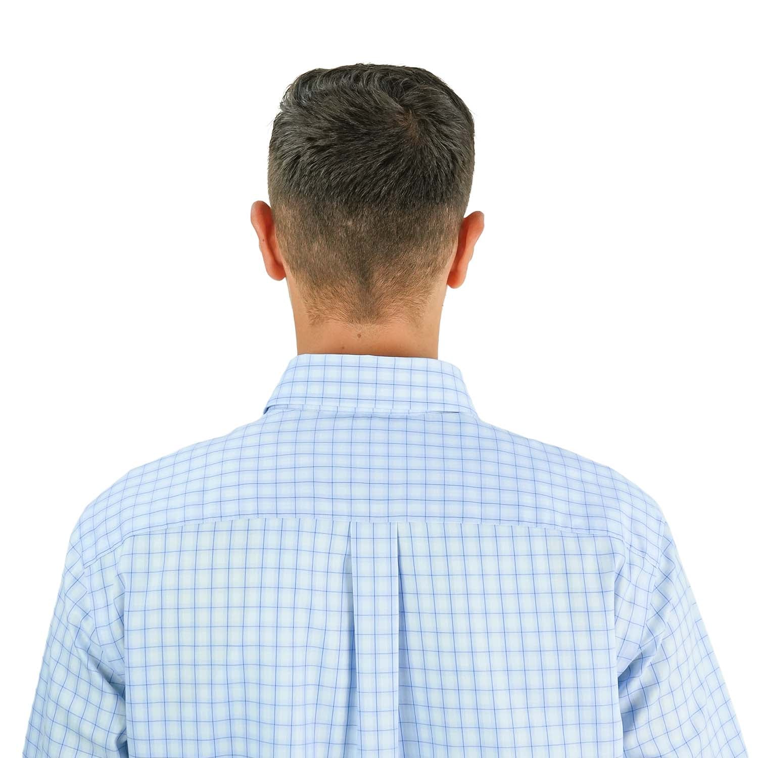 Men's Wrinkle-Free Long Sleeve Cotton Oxford Shirt