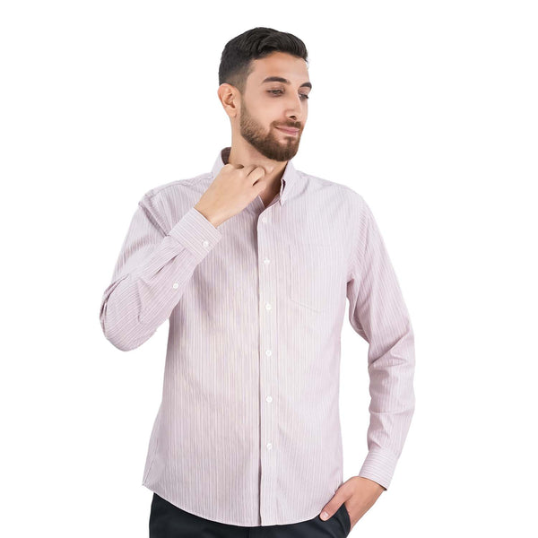 Men's Wrinkle-Free Long Sleeve Cotton Oxford Shirt