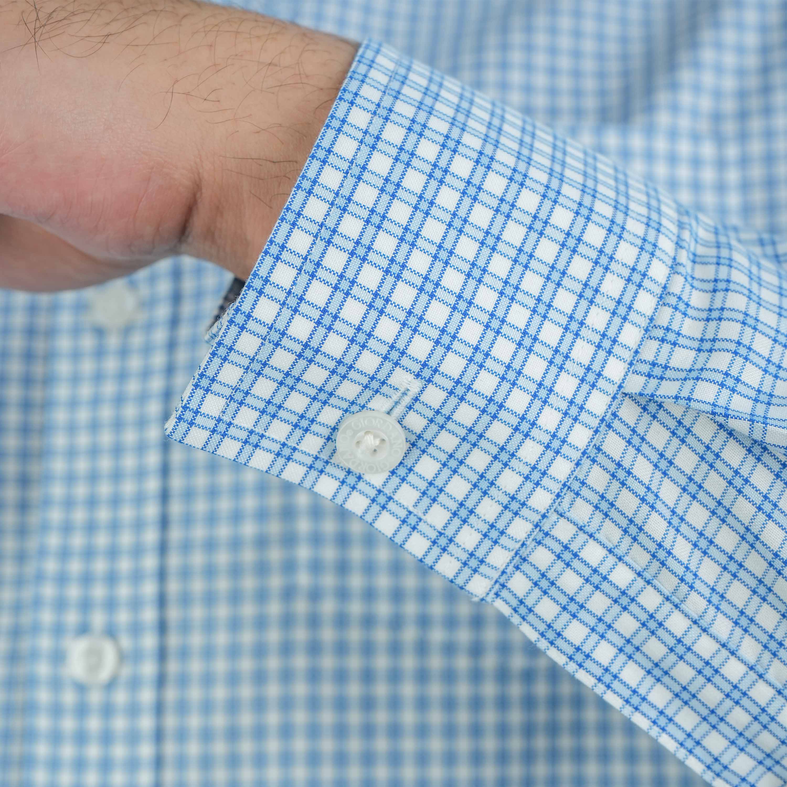 Men's Wrinkle-Free Long Sleeve Cotton Oxford Shirt