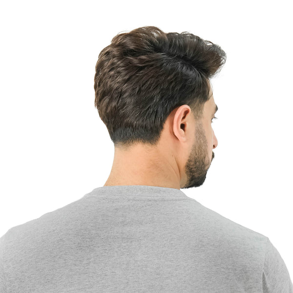 Men's World Without Strangers Print Tee - Slim Fit, Crew Neck, Cotton