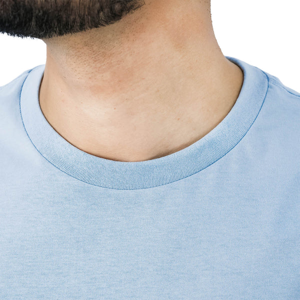 Men's World Without Strangers Print Tee - Slim Fit, Crew Neck, Cotton