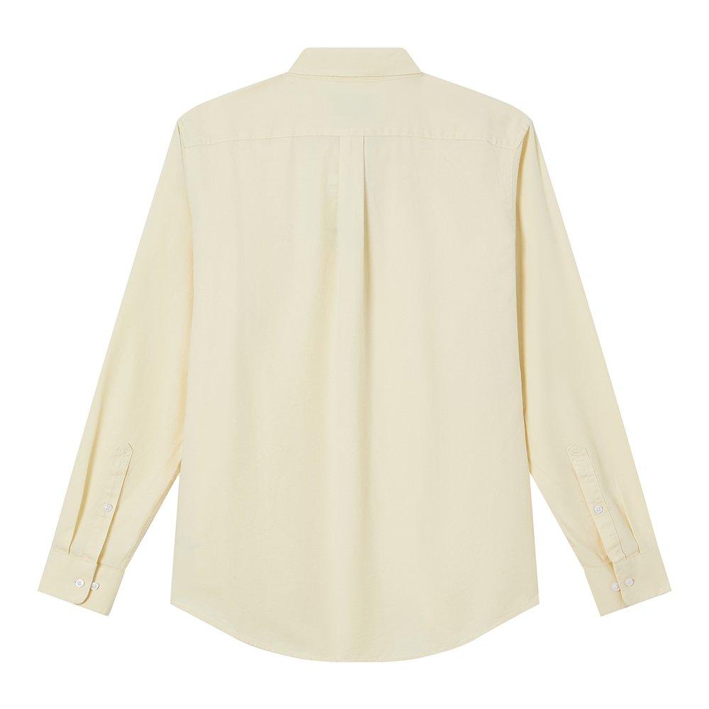 Men's Cotton Slim Oxford Shirt With Embroidery