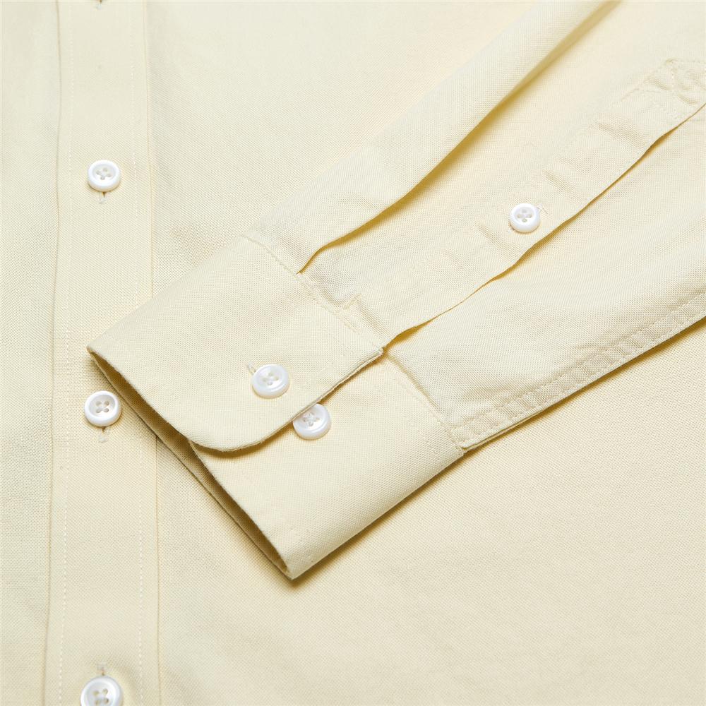 Men's Cotton Slim Oxford Shirt With Embroidery