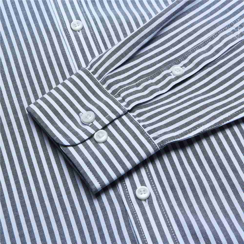 Men's Cotton Slim Oxford Shirt With Embroidery