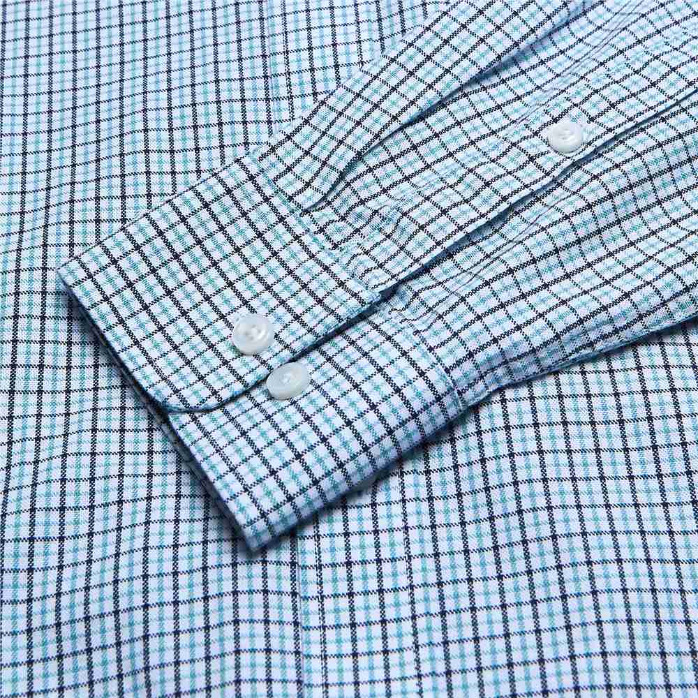 Men's Cotton Slim Oxford Shirt With Embroidery