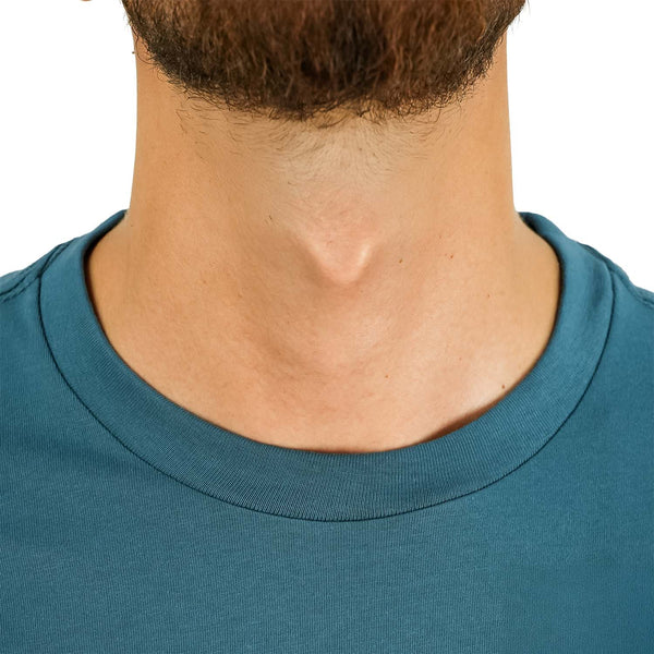 Men's World Without Strangers Print Tee - Slim Fit, Crew Neck, Cotton