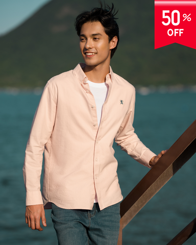 Men's Lion Cotton Oxford Shirt