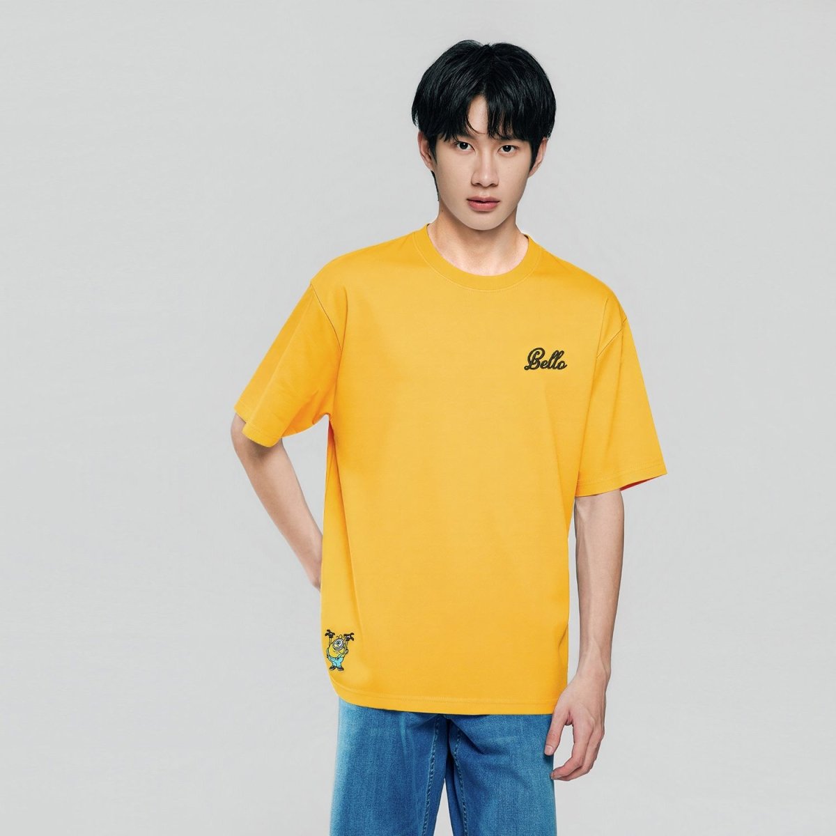 Men's Minions Bello Script Tee