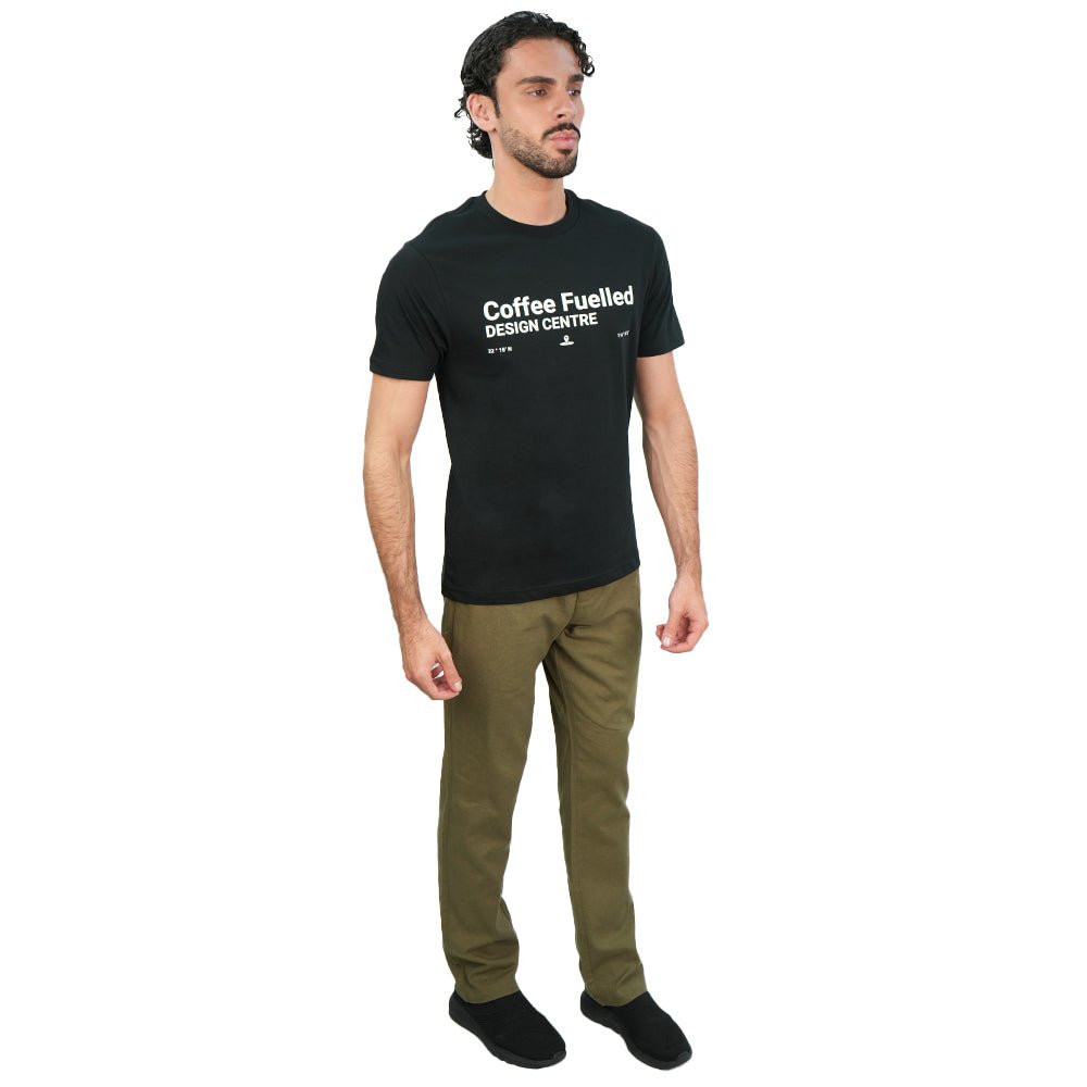 Men's Cotton Jersey Crew Neck Print Tee