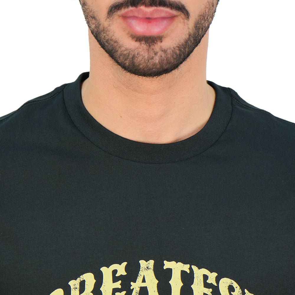 Men's Cotton Jersey Crew Neck Print Tee
