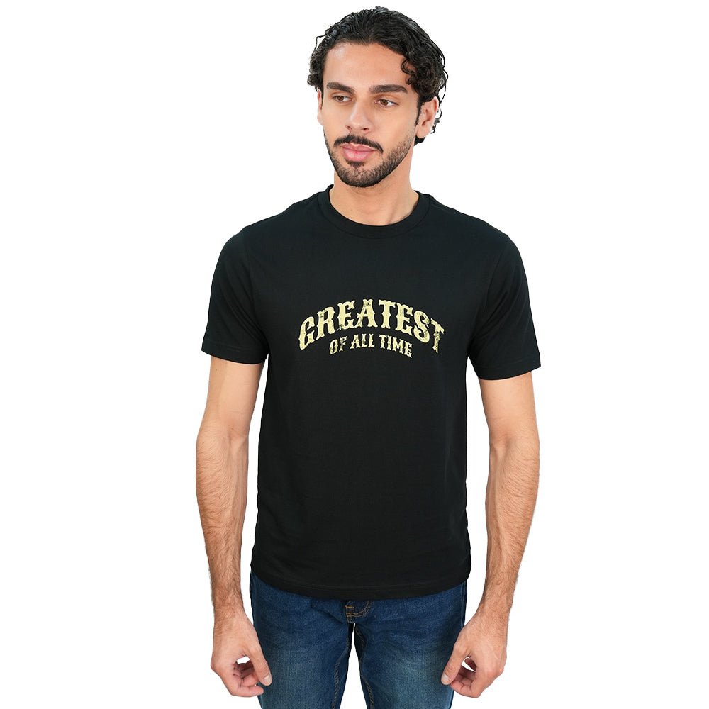 Men's Cotton Jersey Crew Neck Print Tee