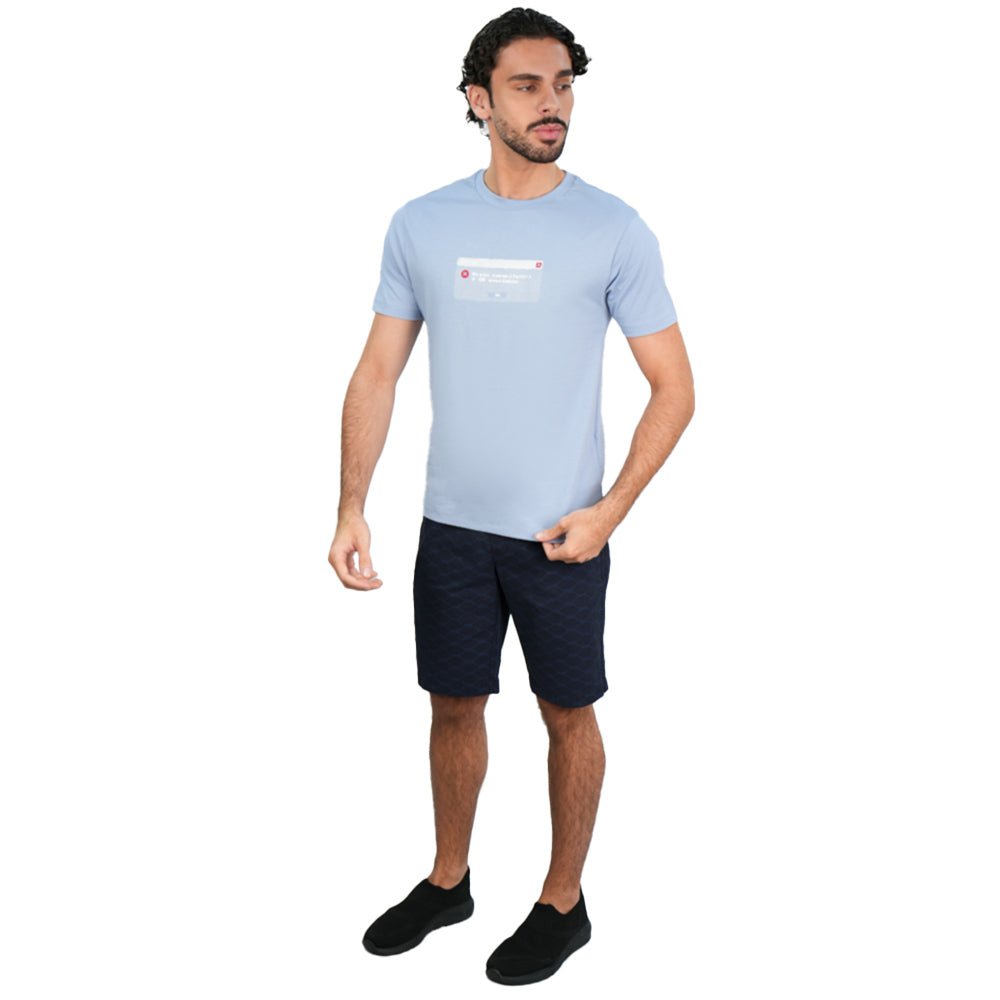 Men's Cotton Jersey Crew Neck Print Tee