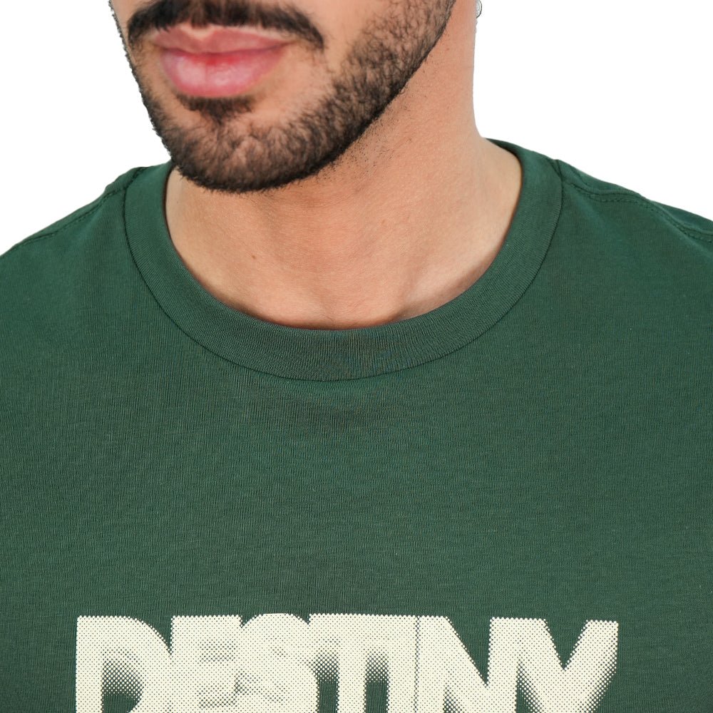 Men's Cotton Jersey Crew Neck Print Tee