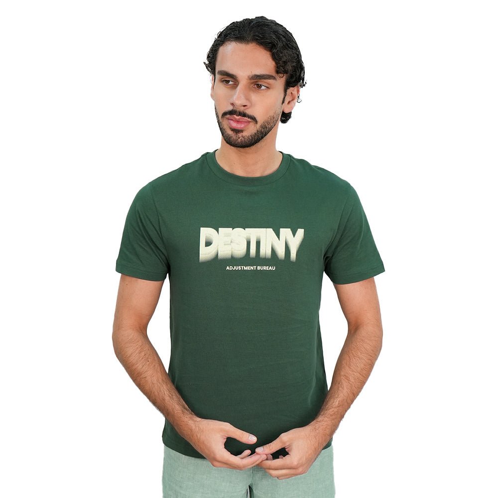 Men's Cotton Jersey Crew Neck Print Tee