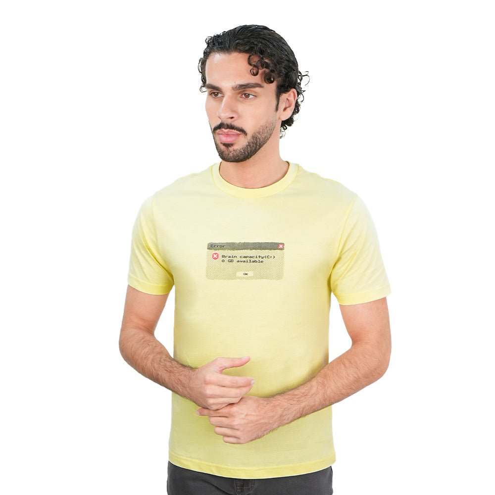 Men's Cotton Jersey Crew Neck Print Tee