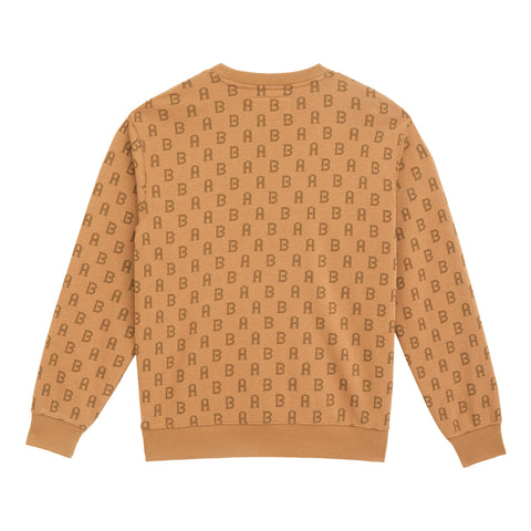 Cotton  Long Sleeve Print Pullover