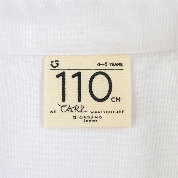 Junior's Cotton Oxford Button Front Long Sleeve Shirt