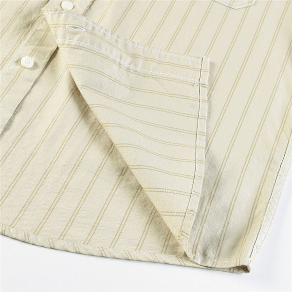 Men's Cotton Long - Sleeve Shirt