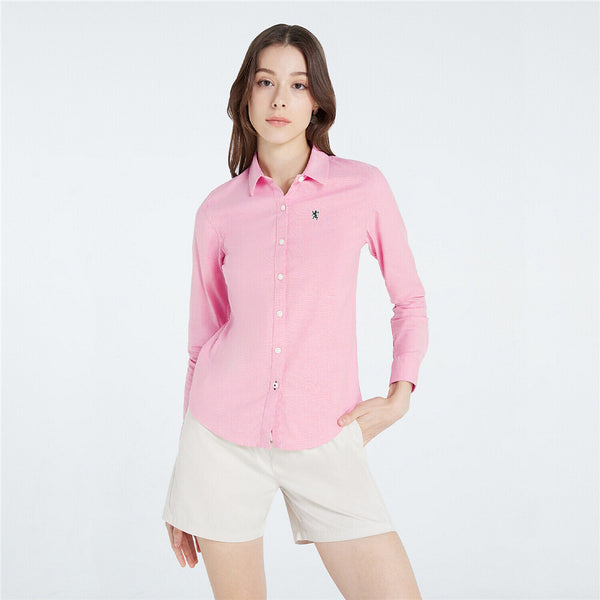 Women Cotton Oxford Slim Shirt