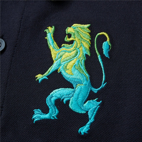Junior 3D Lion Color Embroidery Polo
