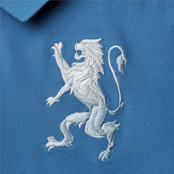 Men Cotton Lycra  3D Bold Lion Polo