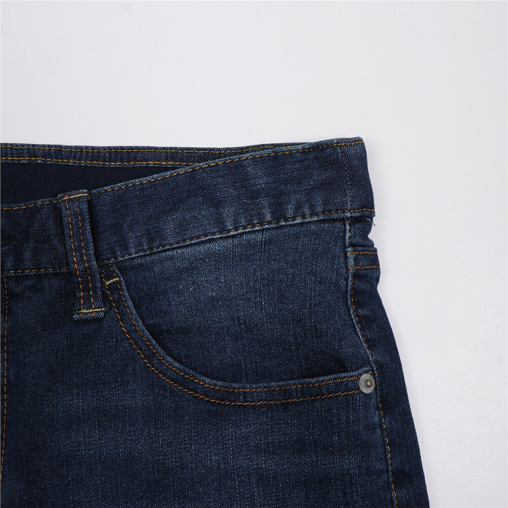 Men’s Stretch Denim Low Rise Skinny Tapered Jeans (180° Expandable Waistband)