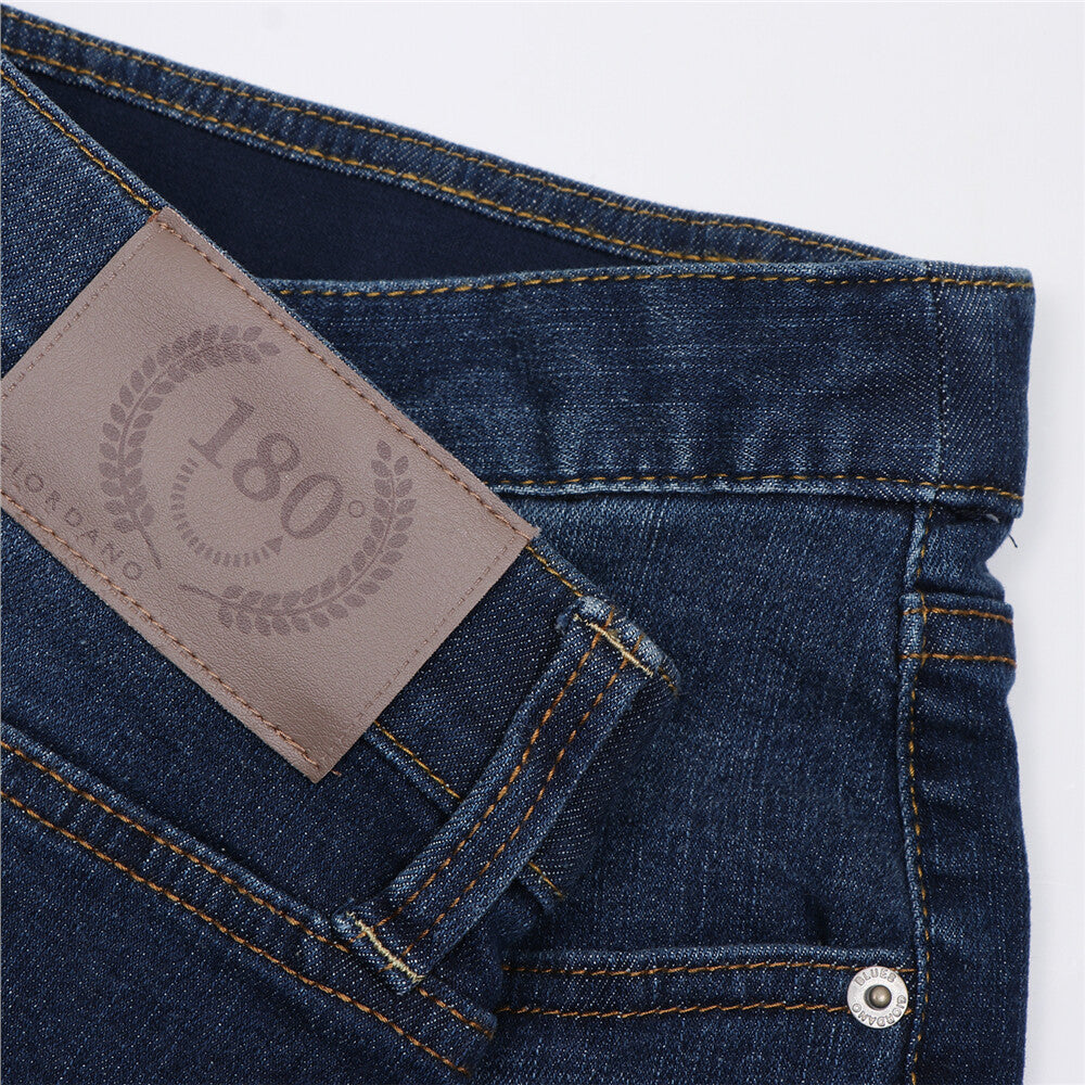 Men’s Stretch Denim Low Rise Skinny Tapered Jeans (180° Expandable Waistband)