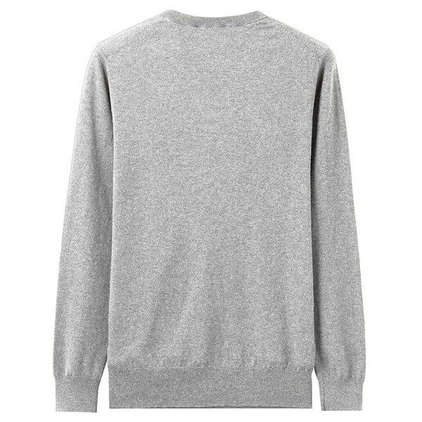 Cotton Acrylic Pullover with Collar