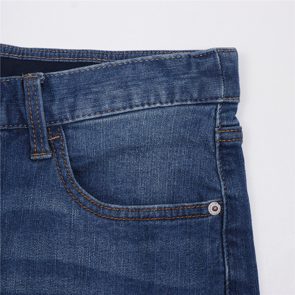 Men’s Stretch Denim Low Rise Skinny Tapered Jeans (180° Expandable Waistband)