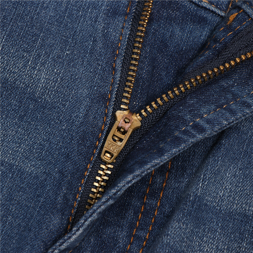 Men’s Stretch Denim Low Rise Skinny Tapered Jeans (180° Expandable Waistband)