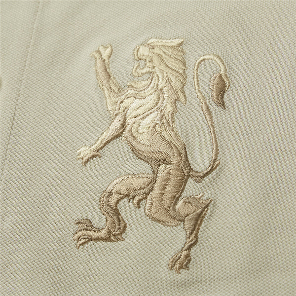 Junior 3D Lion Color Embroidery Polo