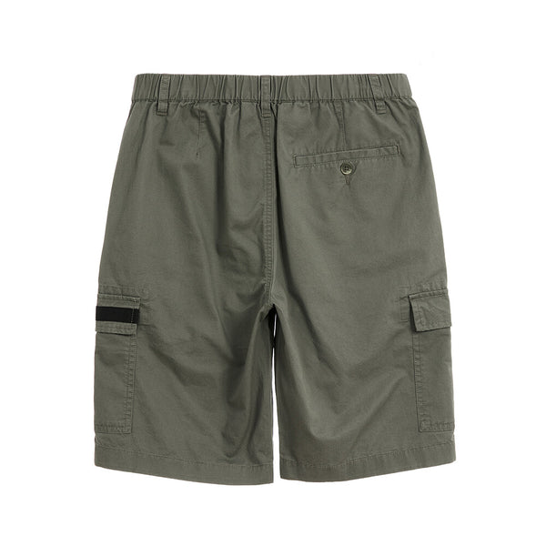 Men's workwear style khaki casual shorts