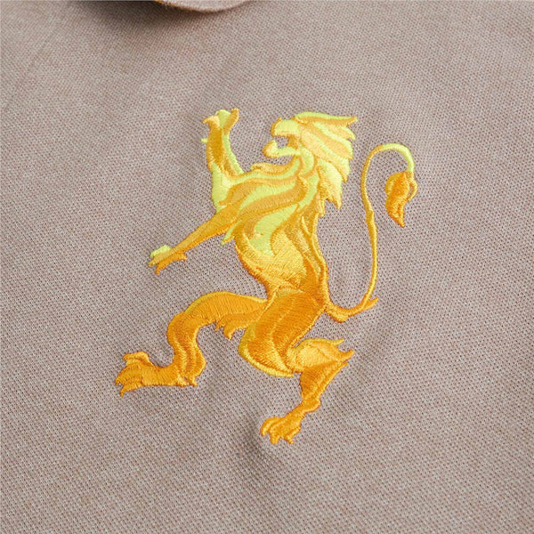 Men's 3D Lion Multi-color Embroidery Polo