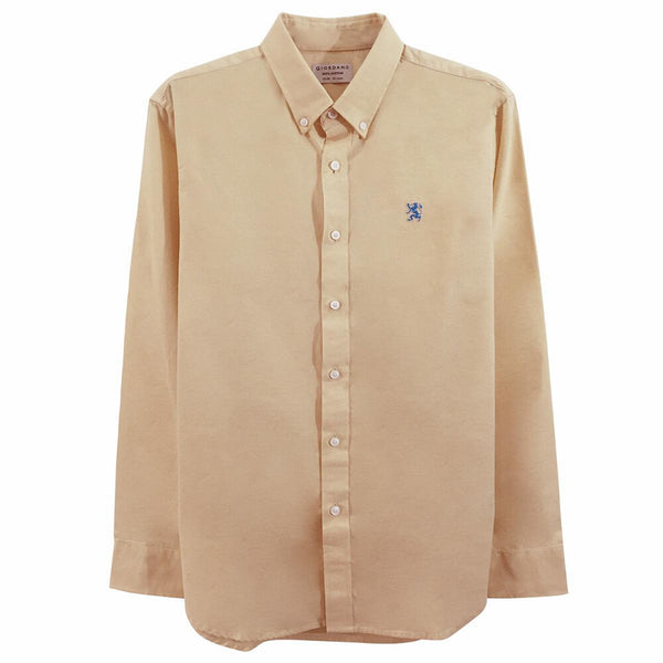 Oxford shirt with Small Lion Embroidery